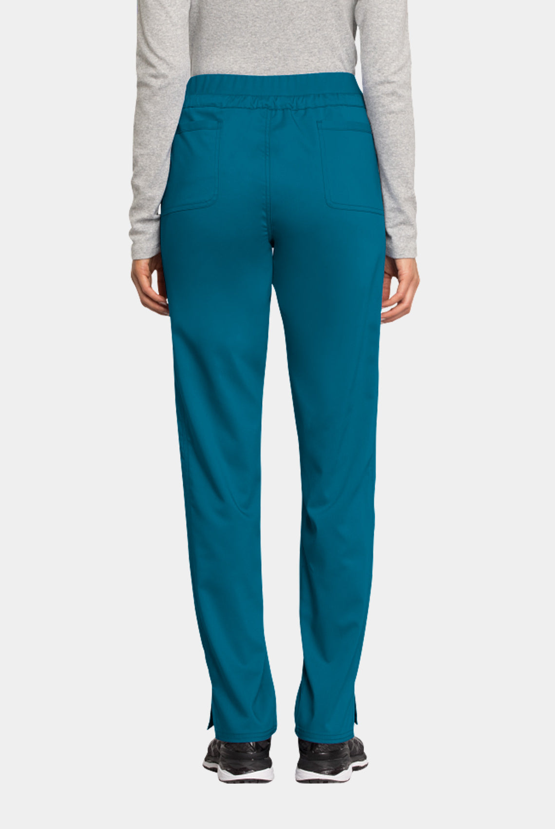 Cherokee WW Revolution Mid Rise Tapered Leg Drawstring Scrub Trousers WWE105-Caribbean