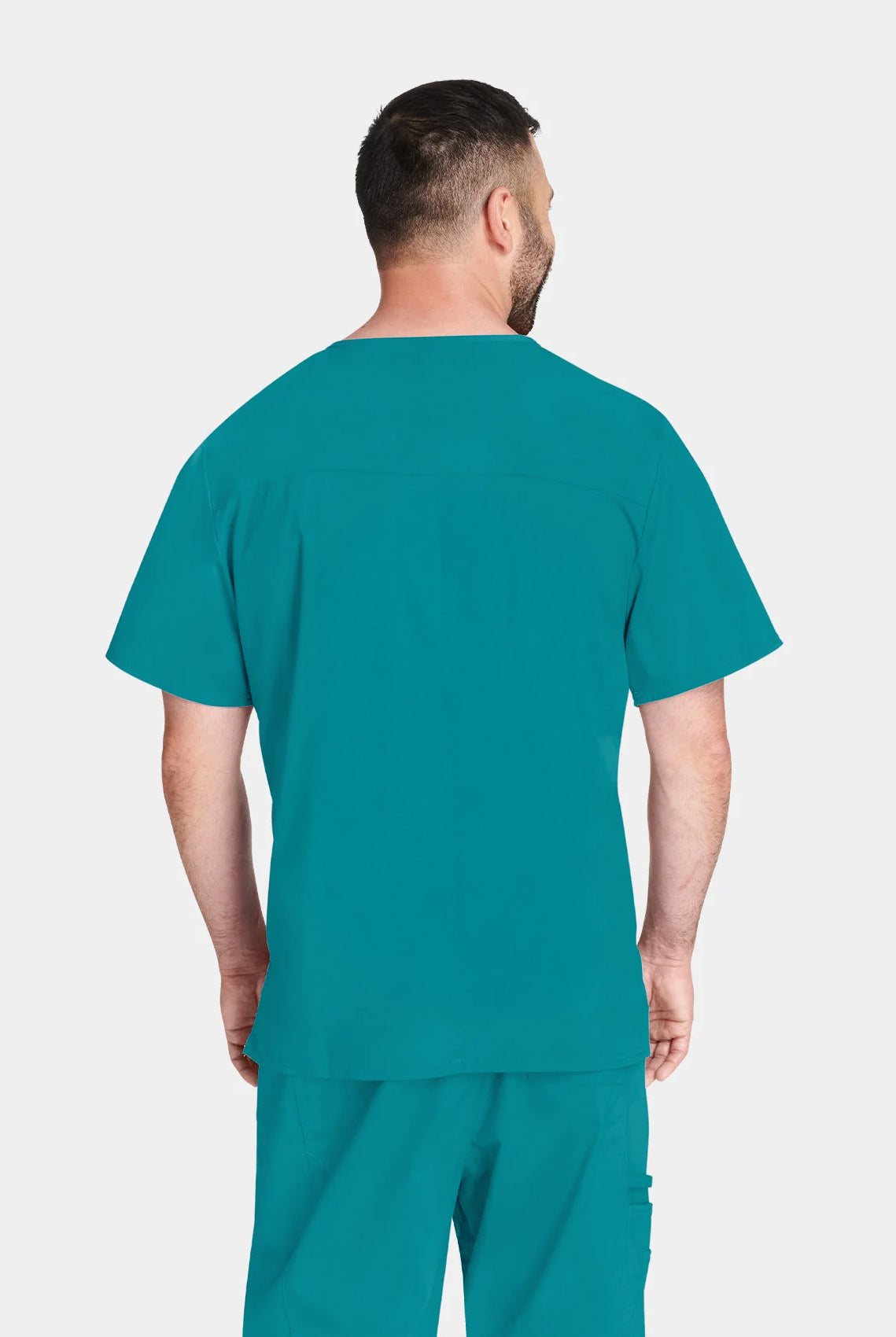 Cherokee Core Stretch Unisex V-Neck Scrub Top WWE4725 Teal