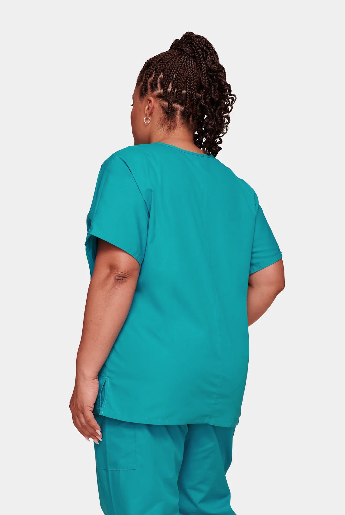 Cherokee Unisex Scrub Top Teal