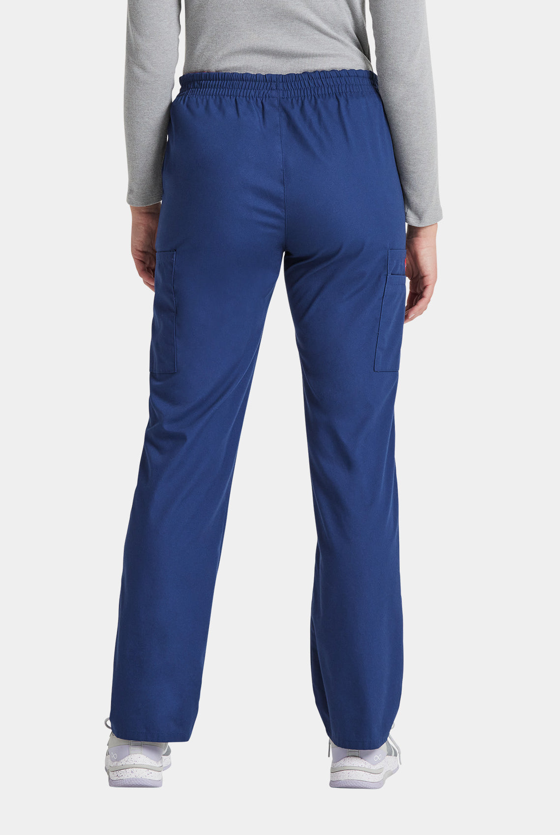 Dickies EDS Signature Ladies Natural Rise Tapered Leg Pull-on Scrub Trousers 86106-Navy-Back