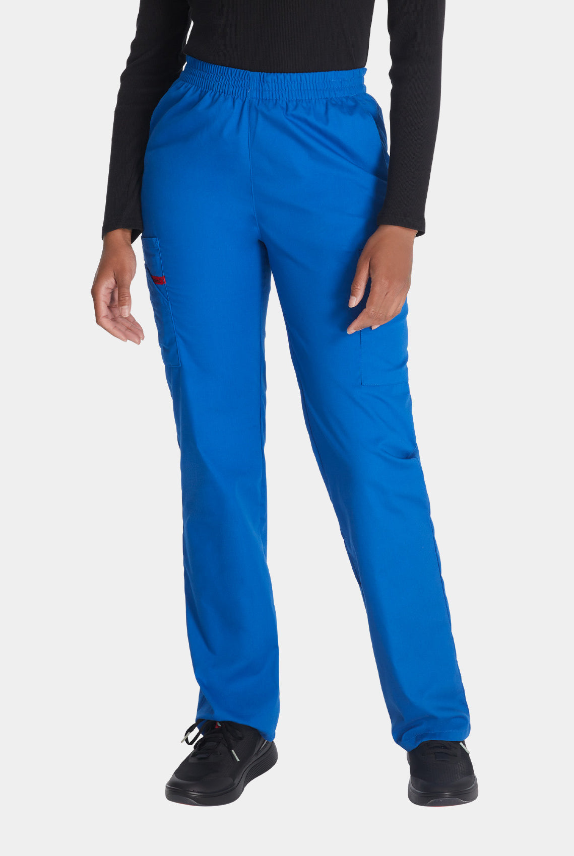 Dickies EDS Signature Ladies Natural Rise Tapered Leg Pull-on Scrub Trousers 86106-Royal