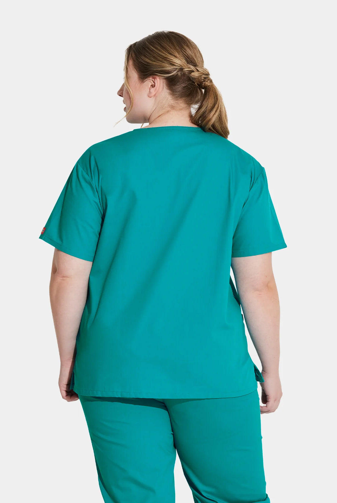 Dickies EDS Signature V-Neck Top DKE86706 back teal