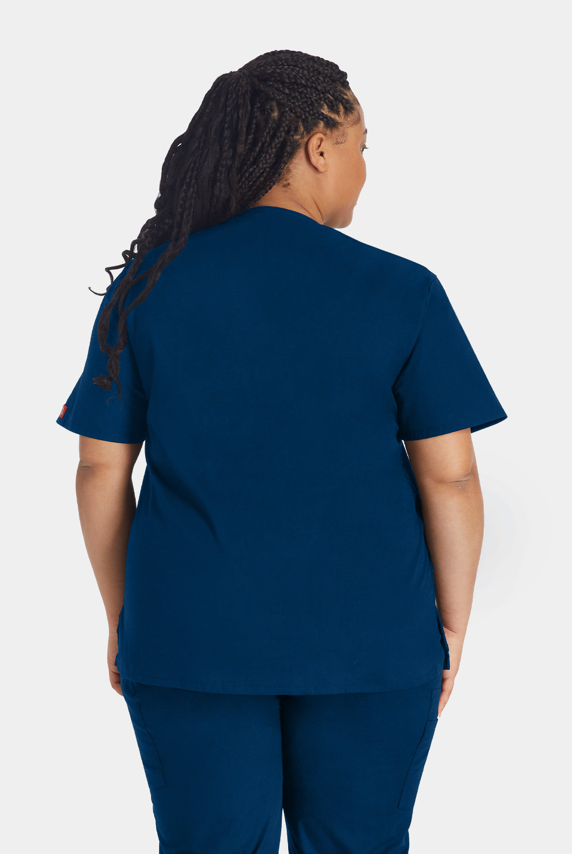 Dickies EDS Signature V-Neck Scrub Top DKE86706-Navy-Back