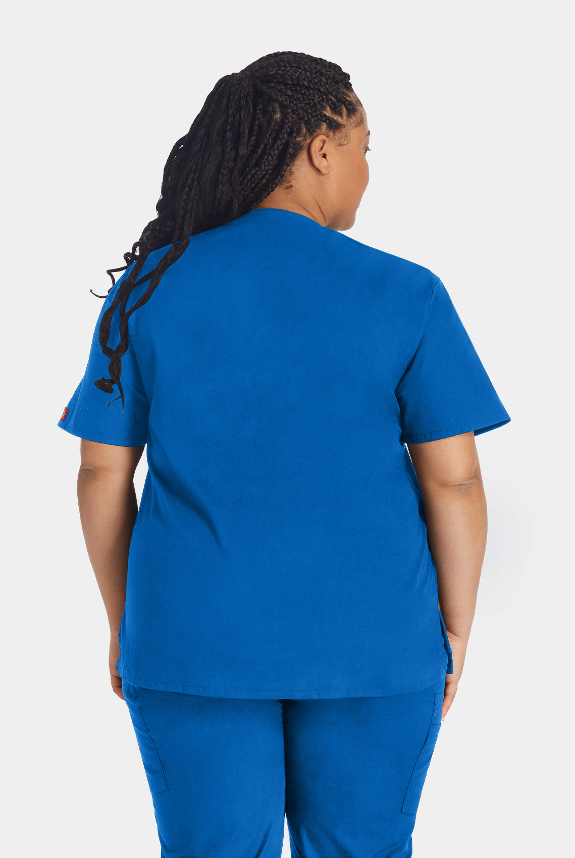 Dickies EDS Signature V-Neck Scrub Top DKE86706-Royal-Back