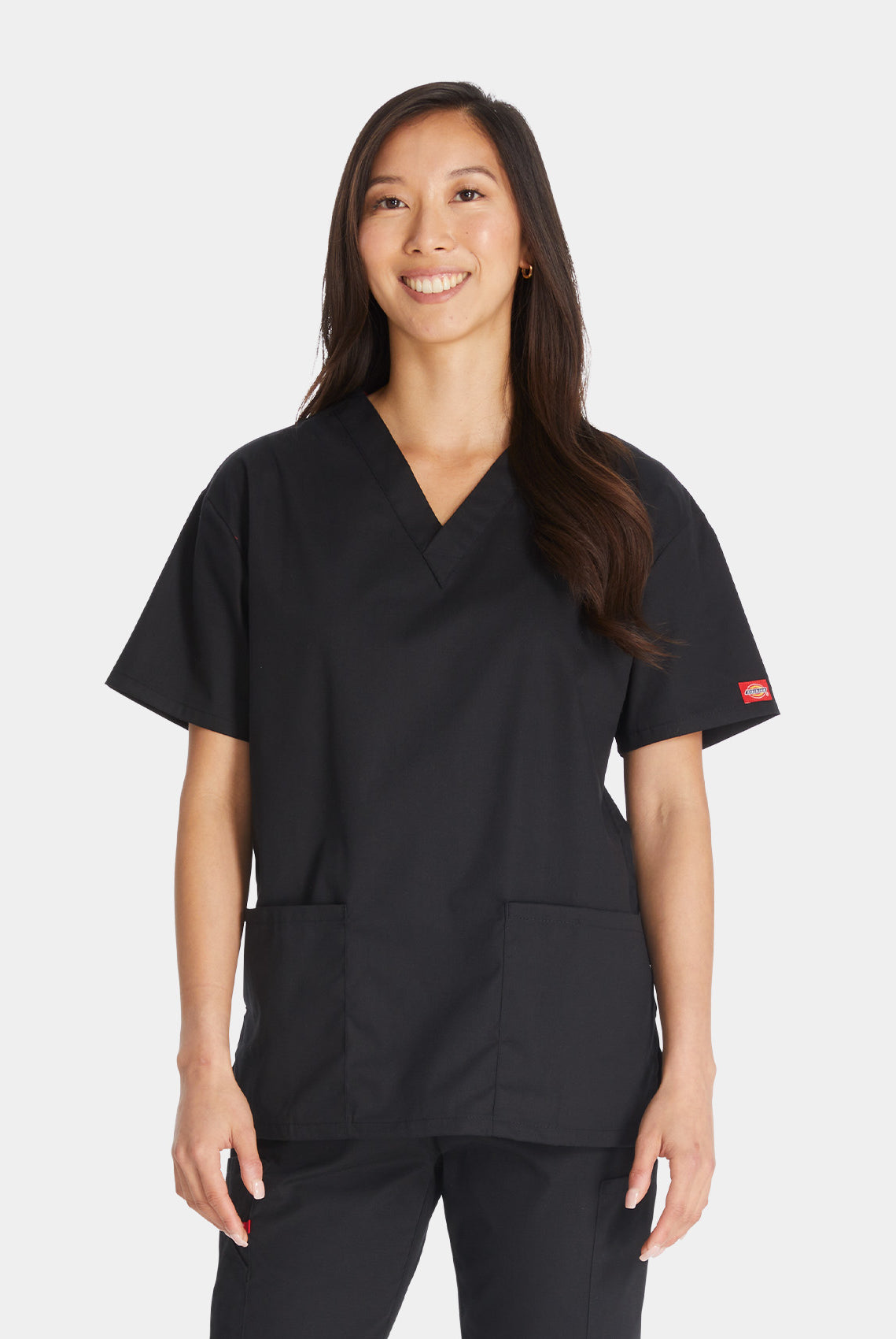 Dickies EDS Signature V-Neck Scrub Top DKE86706-Black