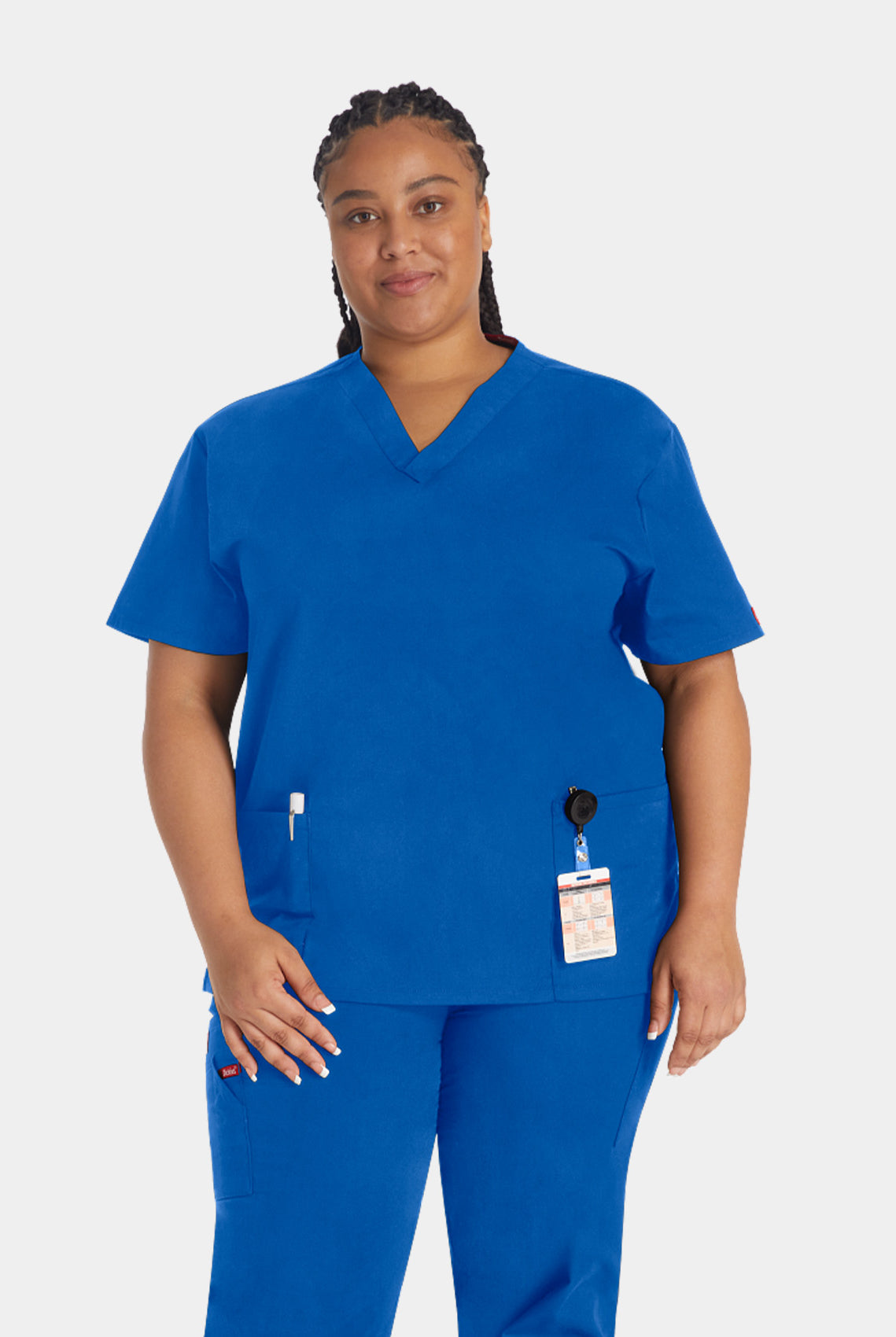 Dickies EDS Signature V-Neck Scrub Top DKE86706-Royal