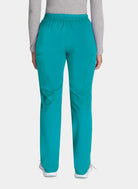 Dickies EDS Signature Ladies Natural Rise Tapered Leg Pull-On Scrub Trousers DKE86106 Teal