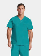 Dickies EDS Signature Unisex Tuckable V-neck Scrub Top DKE83706 Teal