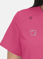 Hustle and heart geranium embroidery close-up