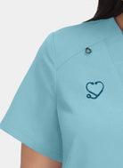 Hustle and Heart SeaGlass embroidery close-up