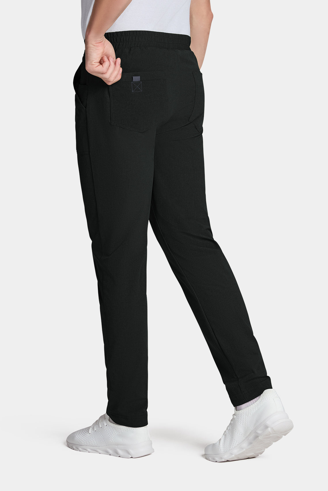 Men's Koi Solis black scrub trousers