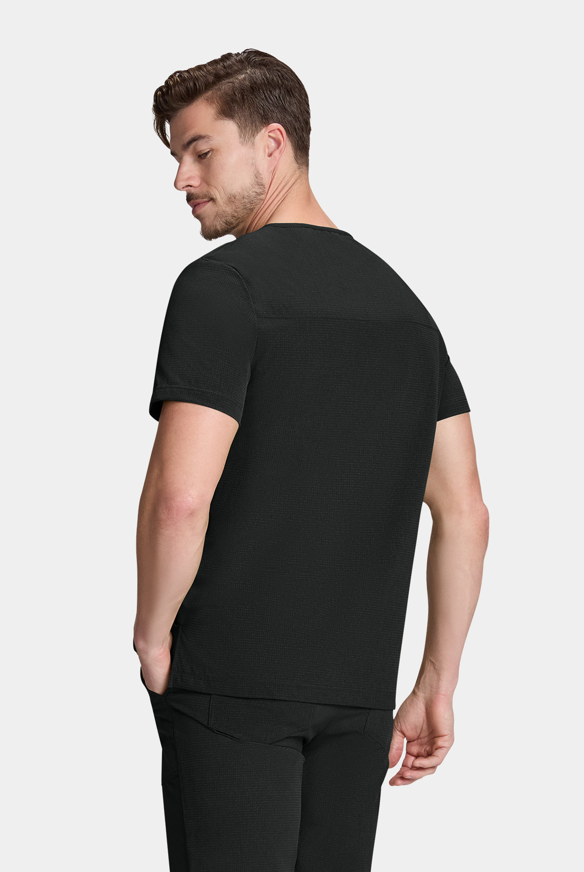 Men's Koi Solis Black Caldwell scrub top