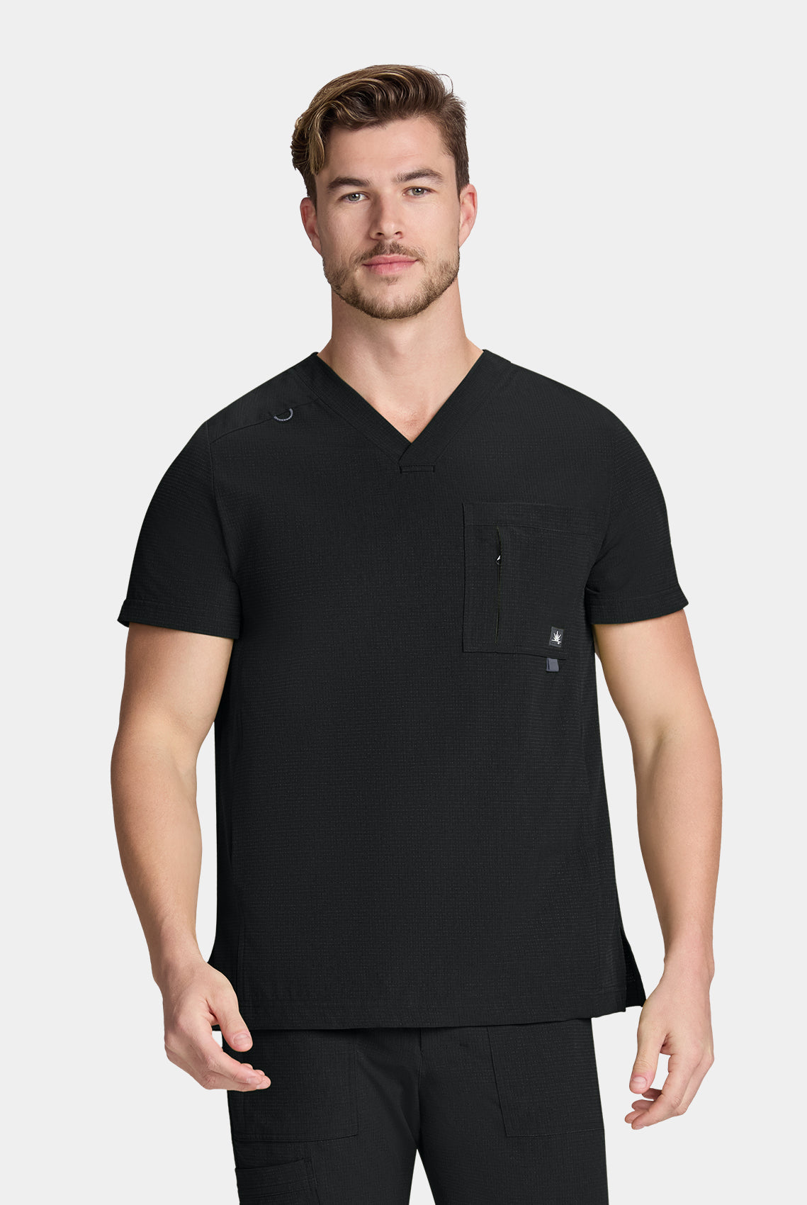 Men's Koi Solis Black Caldwell scrub top