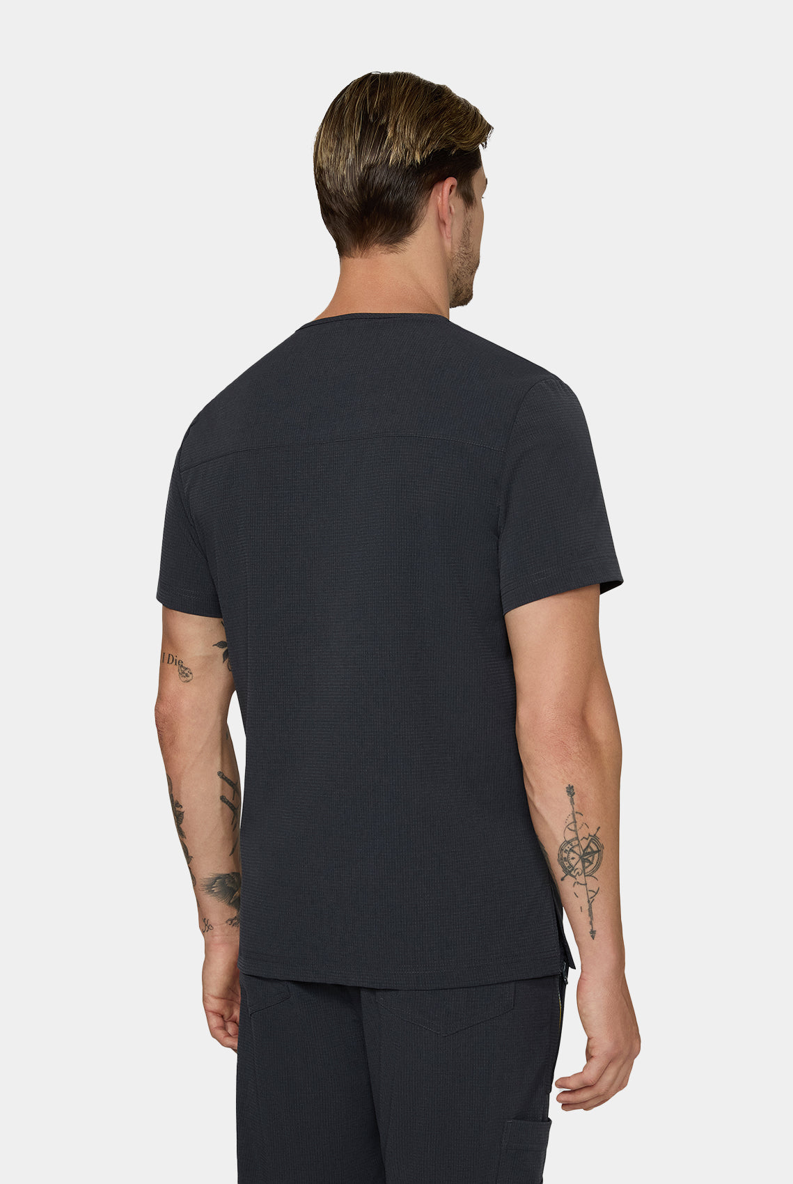 Men's Koi Solis Caldwell scrub top charcoal