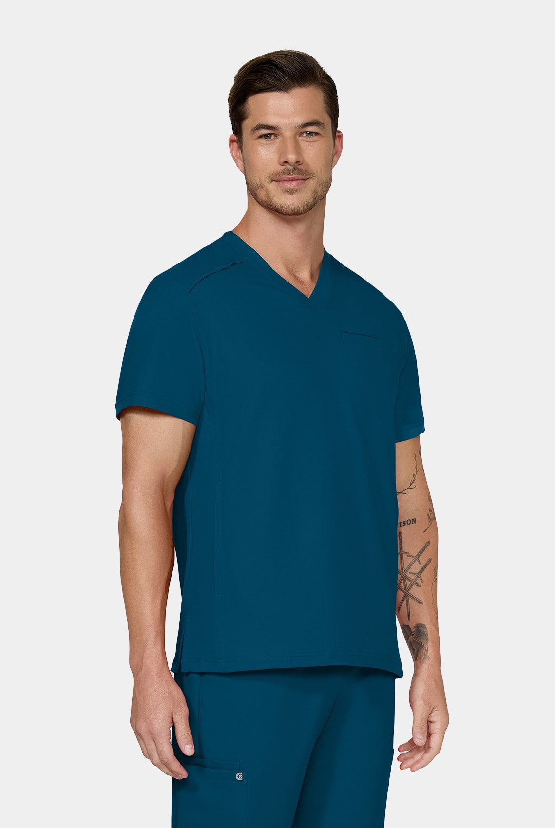 Koi Cureology Stasis Scrub Top Navy