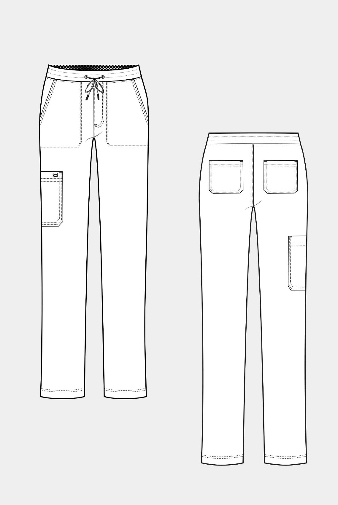 Koi Next Gen Make It Happen Pant Sketch