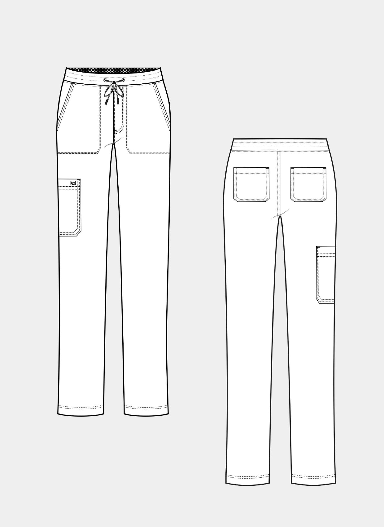 Koi Next Gen Make It Happen Pant Sketch