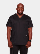 Cherokee WW Revolution Men's V-Neck Scrub Top WWE670-Black