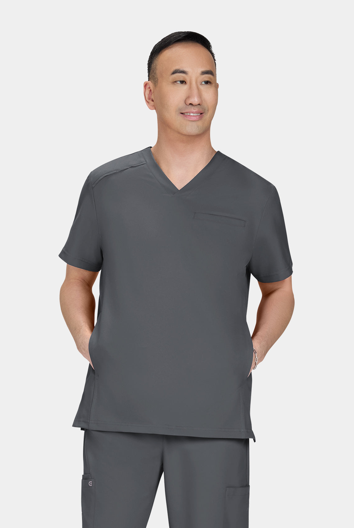 Men Koi Cureology Stasis top Pewter