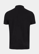 Black Unisex Gibson Short-Sleeve Scrub Polo
