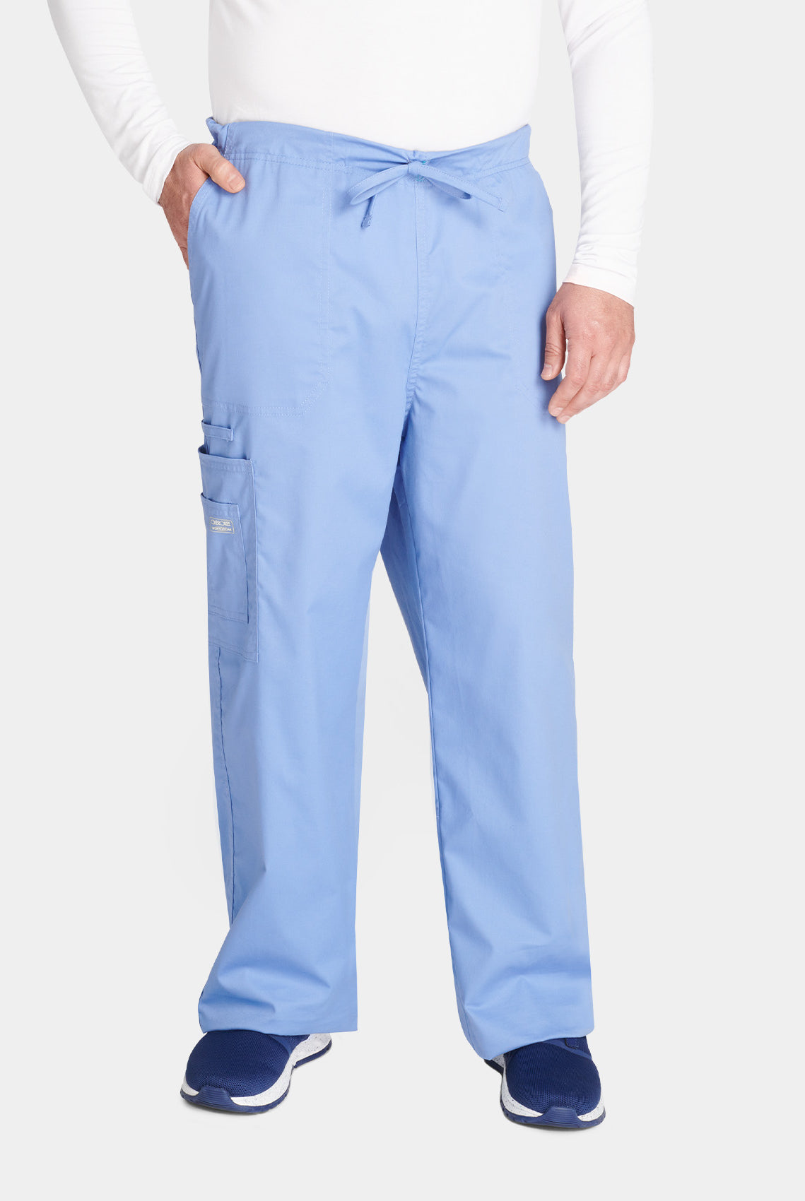Cherokee Core Stretch Unisex Drawstring Cargo Scrub Trousers WWE4043-Ceil
