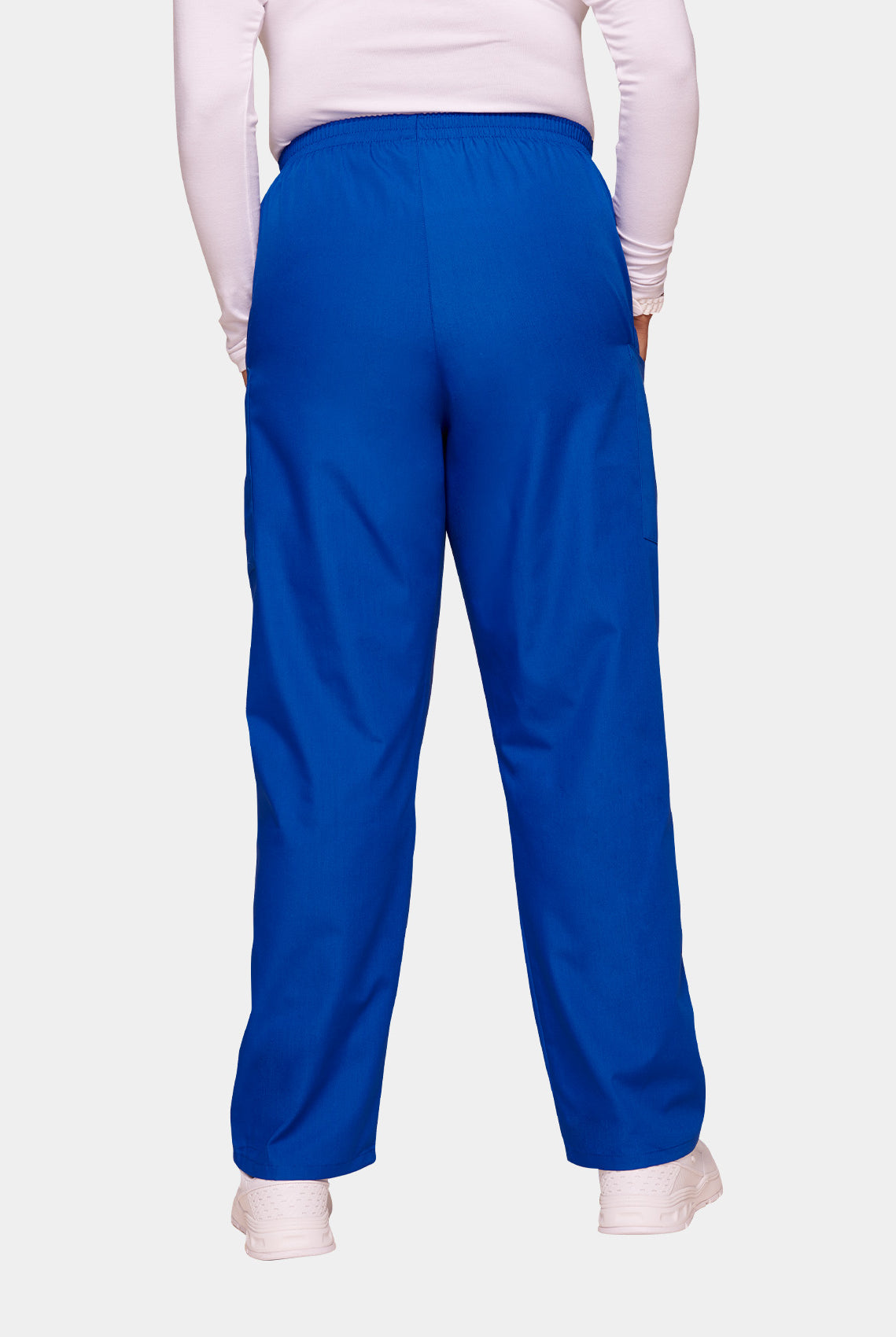 Cherokee Unisex Elasticated Scrub Trousers-Royal-Back
