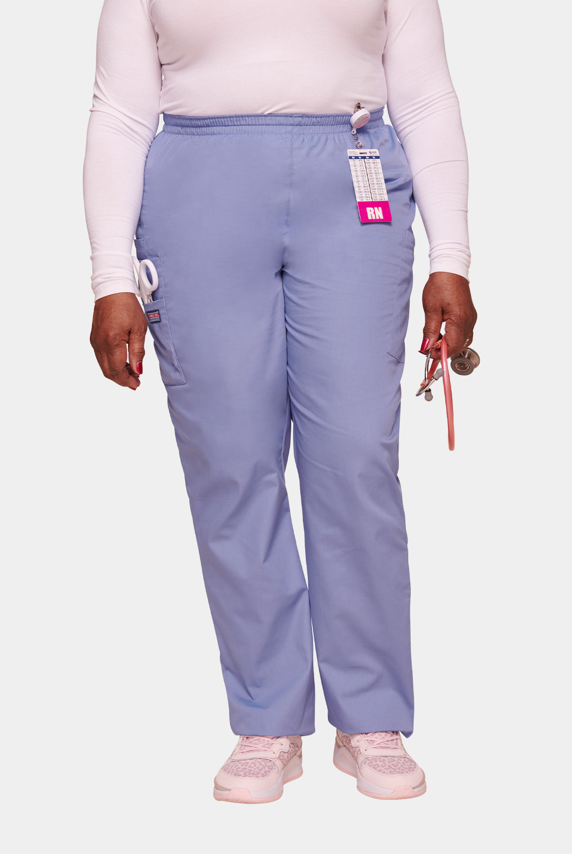 Cherokee Unisex Elasticated Scrub Trousers-Ceil