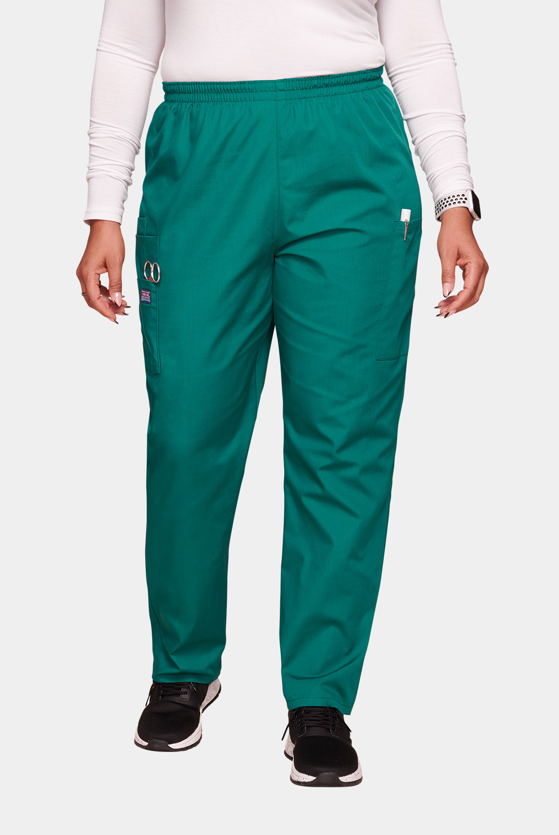 Cherokee Unisex Elasticated Scrub Trousers-Hunter