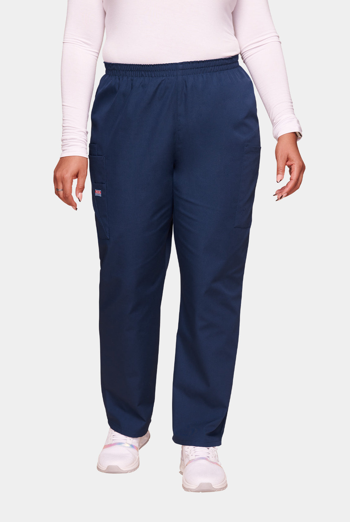 Cherokee Unisex Elasticated Scrub Trousers-Navy