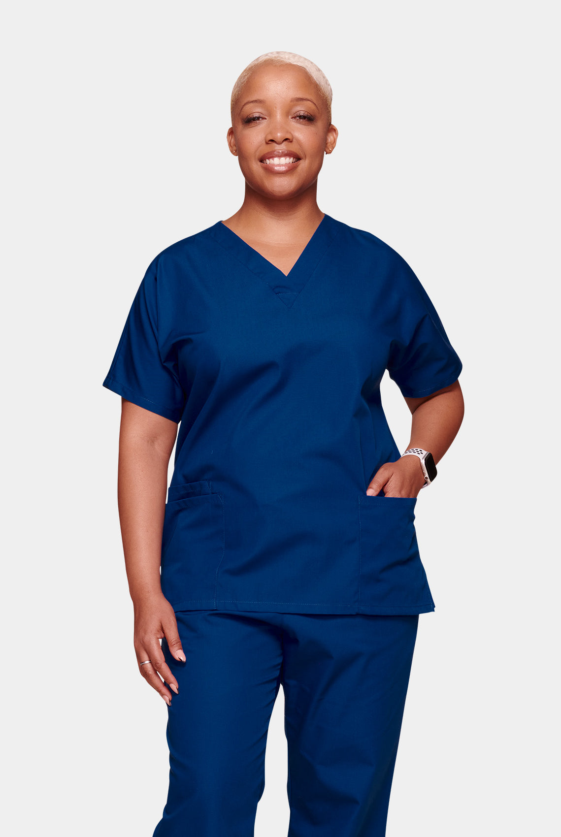 Cherokee Unisex Scrub Top - Galaxy