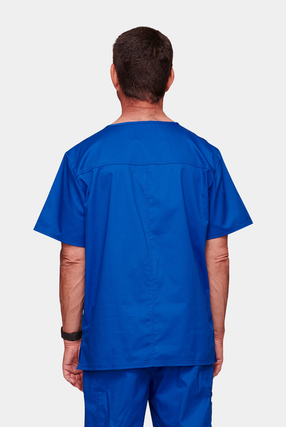Cherokee Core Stretch Unisex V-Neck Scrub Top WWE4725-Royal-Blue