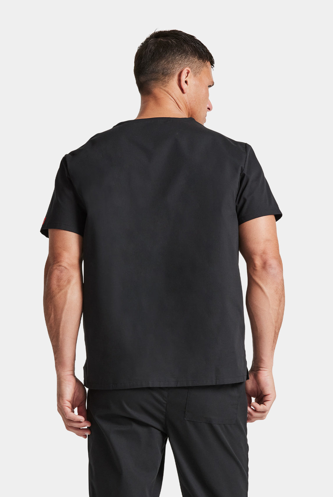Dickies EDS Signature Unisex Tuckable V-Neck Scrub Top DKE83706-Black-Back
