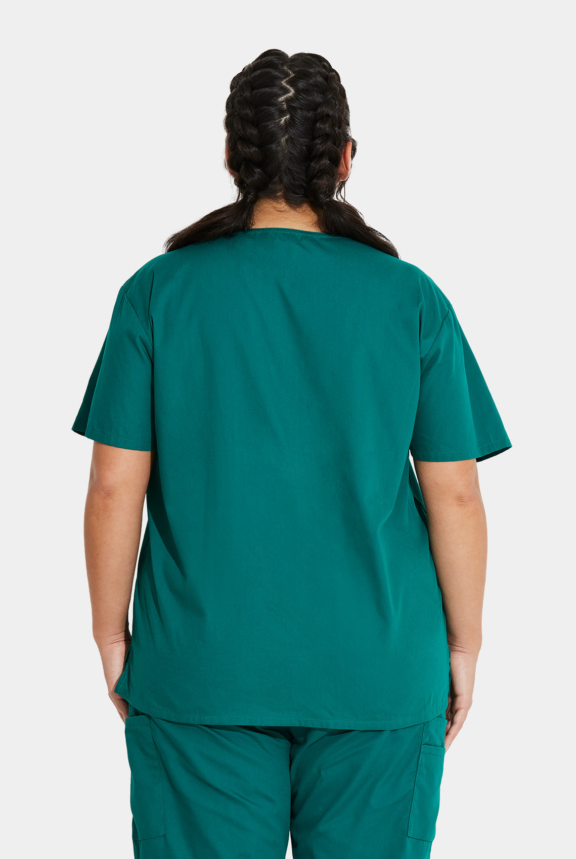 Dickies EDS Signature Unisex Tuckable V-Neck Scrub Top DKE83706-Hunter-Back