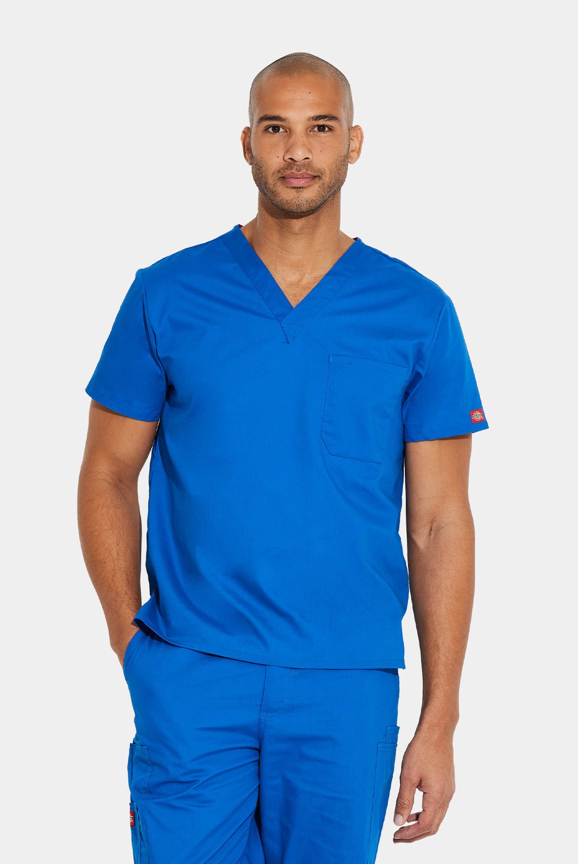 Dickies EDS Signature Unisex Tuckable V-Neck Scrub Top DKE83706-Royal