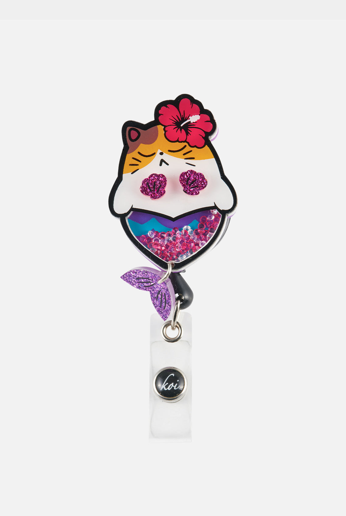 Koi Retractable Badge Reel - Meowmaid