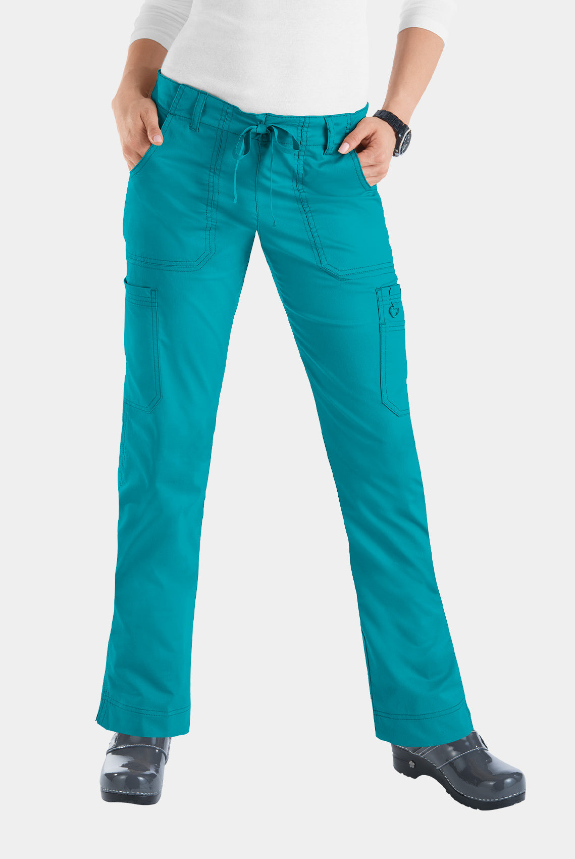 Koi Classics Lindsey Scrub Trousers - Turquoise