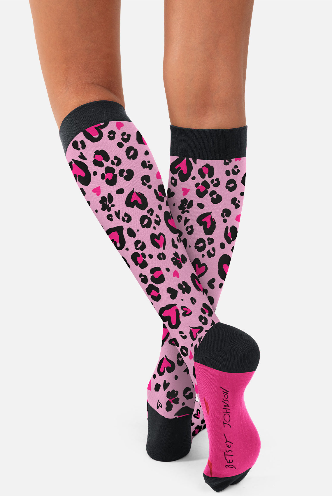 Koi Betsey Johnson Compression Socks - Lovely Tiger (2 pack)