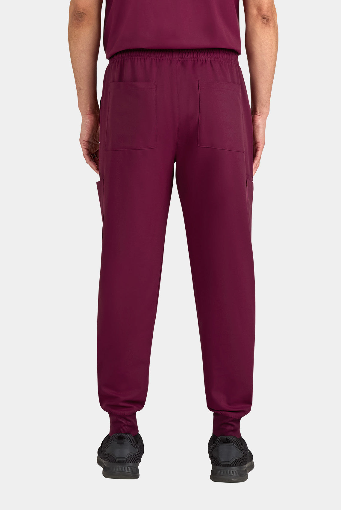Koi Cureology Connective Scrub Joggers - Wine - Back