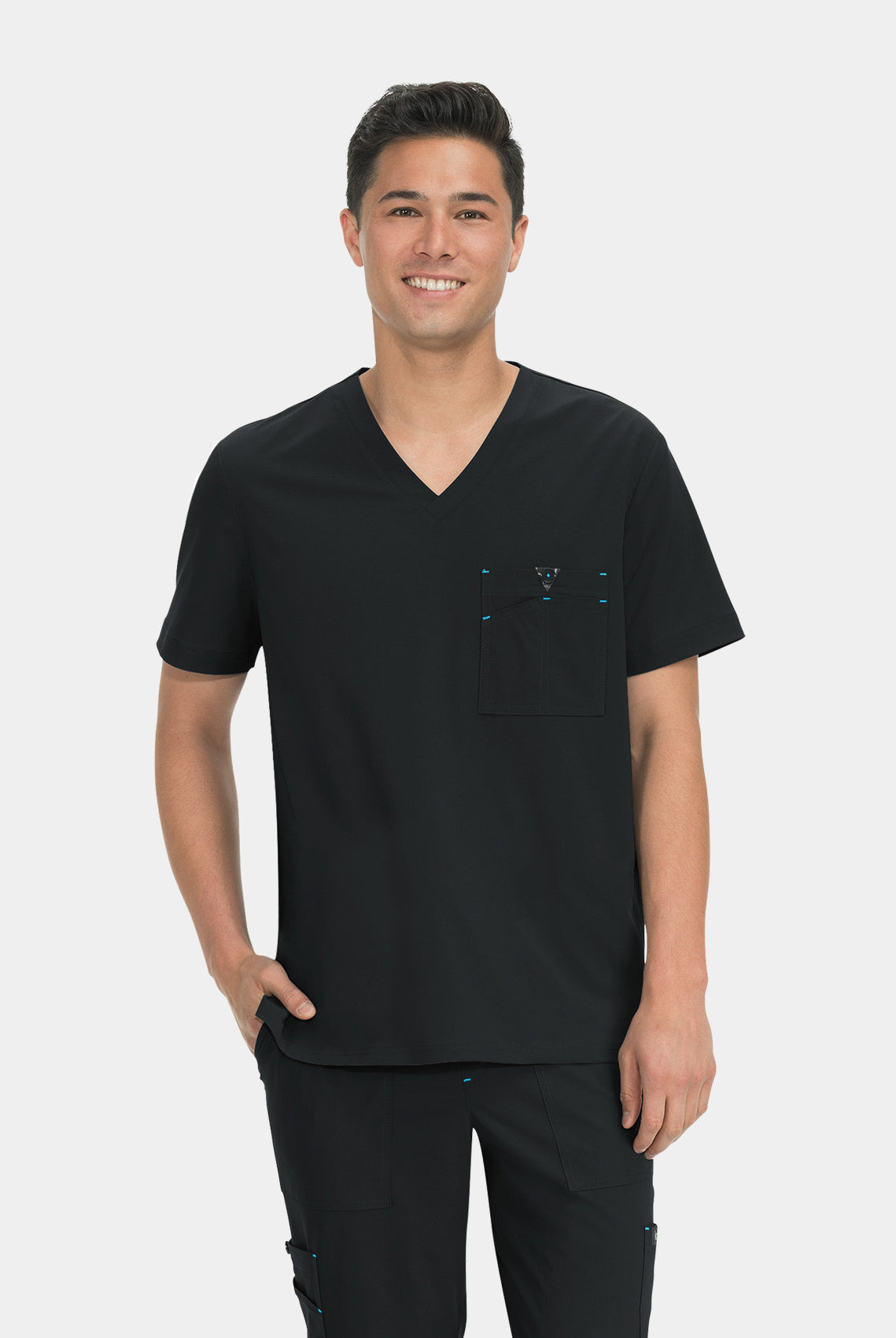 Koi Basics Bryan Scrub Top - Black