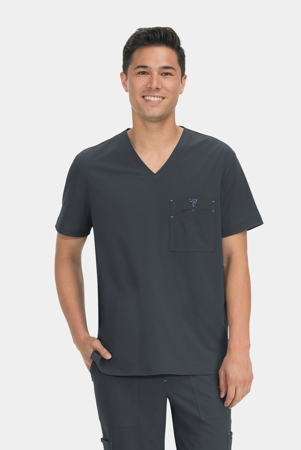 Koi Basics Bryan Scrub Top - Black