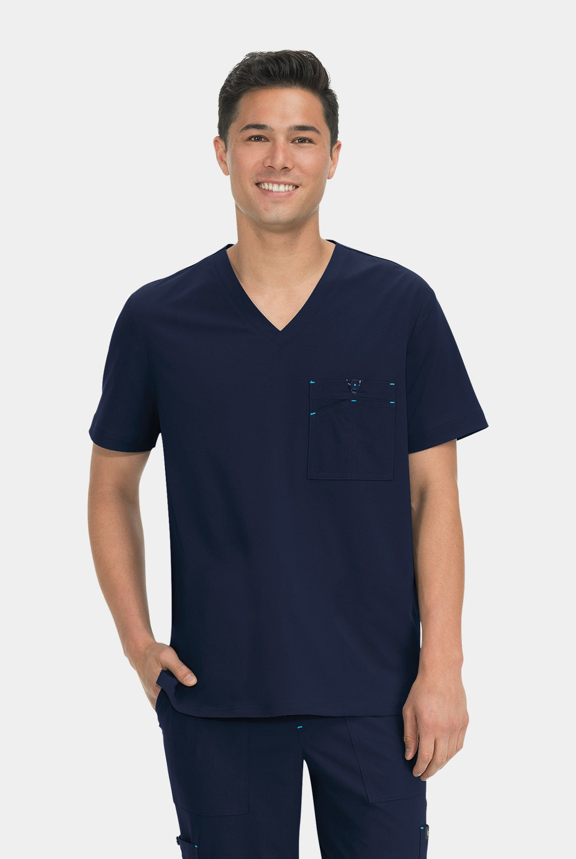 Koi Basics Bryan Scrub Top - Navy