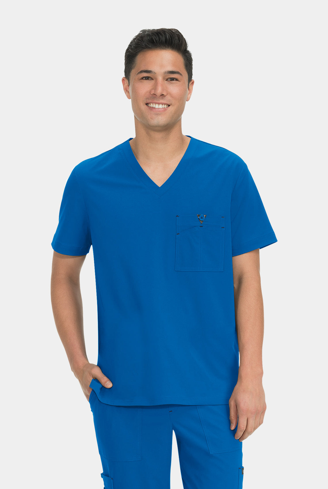 Koi Basics Bryan Scrub Top - Royal
