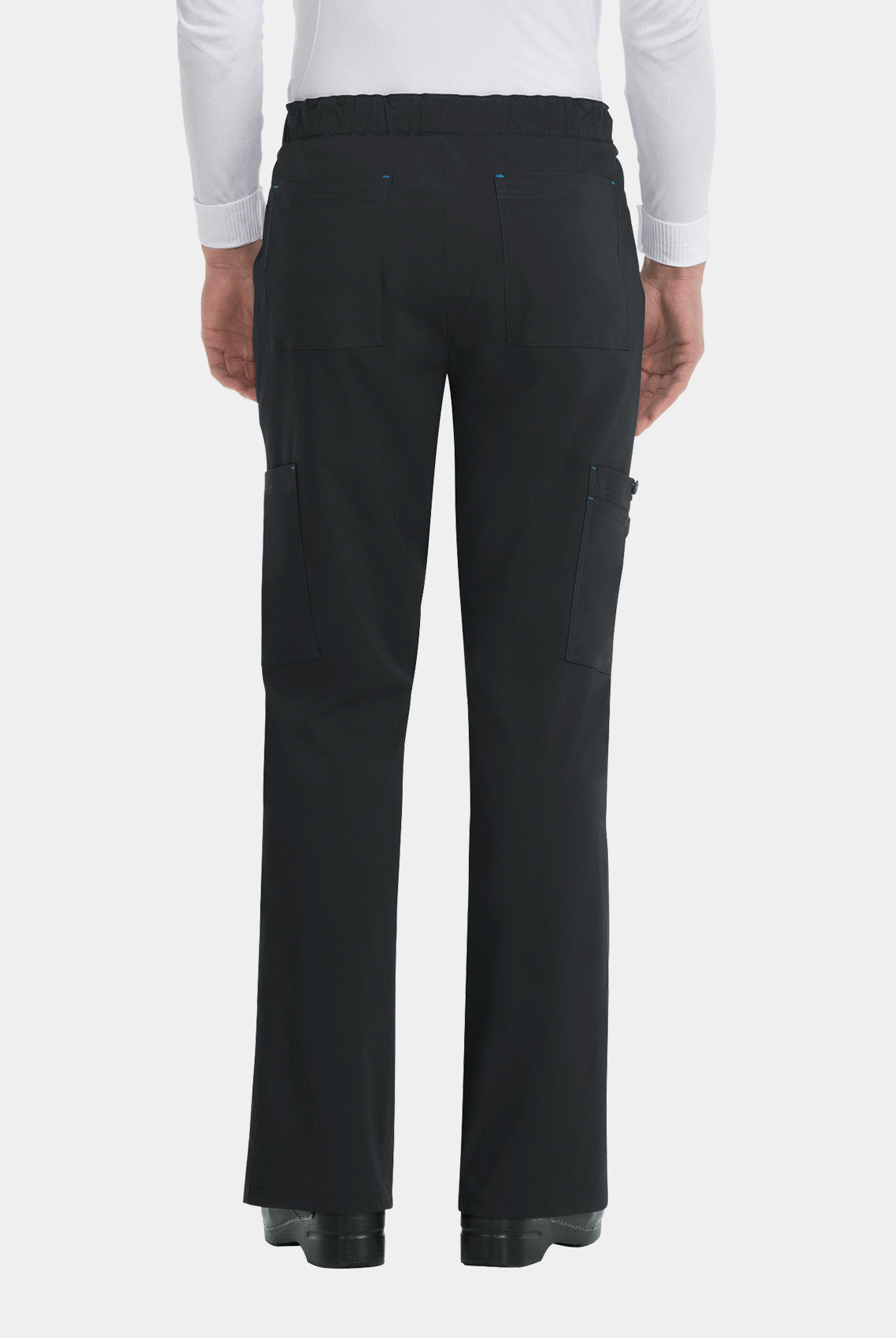 Koi Basics Luke Scrub Trousers - Black - Back