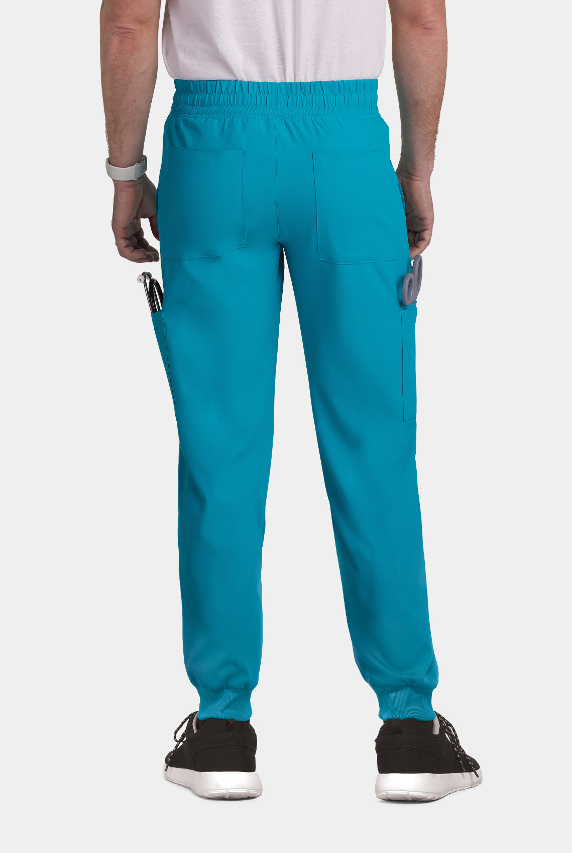 Koi Cureology Connective Scrub Joggers - Teal - Back