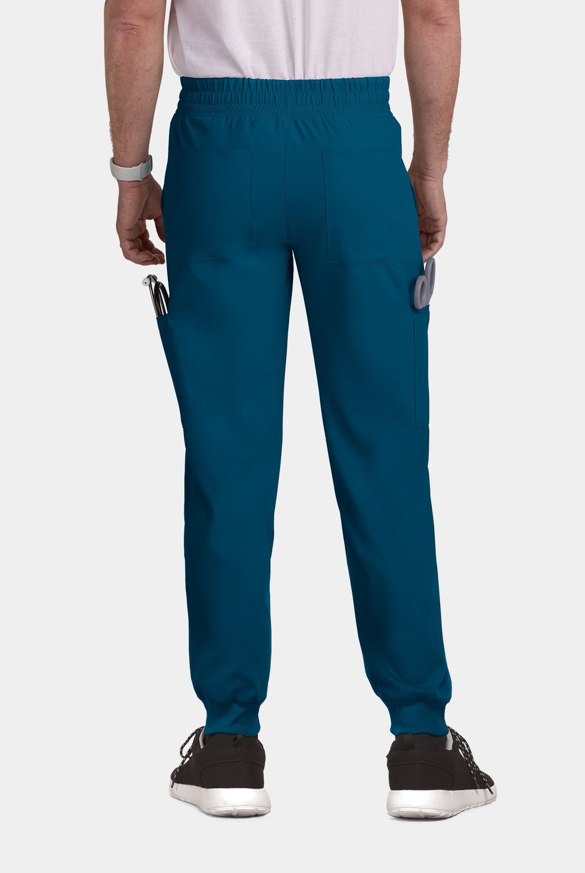 Koi Cureology Connective Scrub Joggers - Caribbean - back
