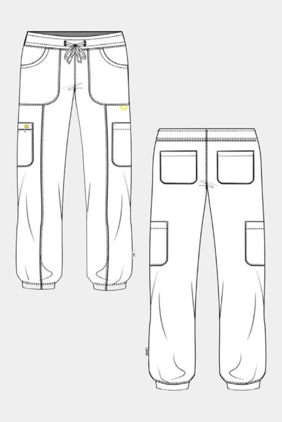 mens koi cureology connective scrub joggers sketch