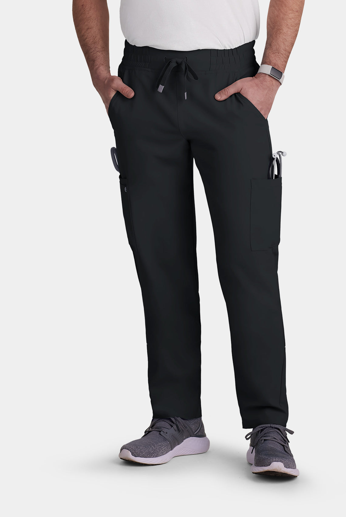 Koi Cureology Neuro Cargo Scrub Trousers - Black