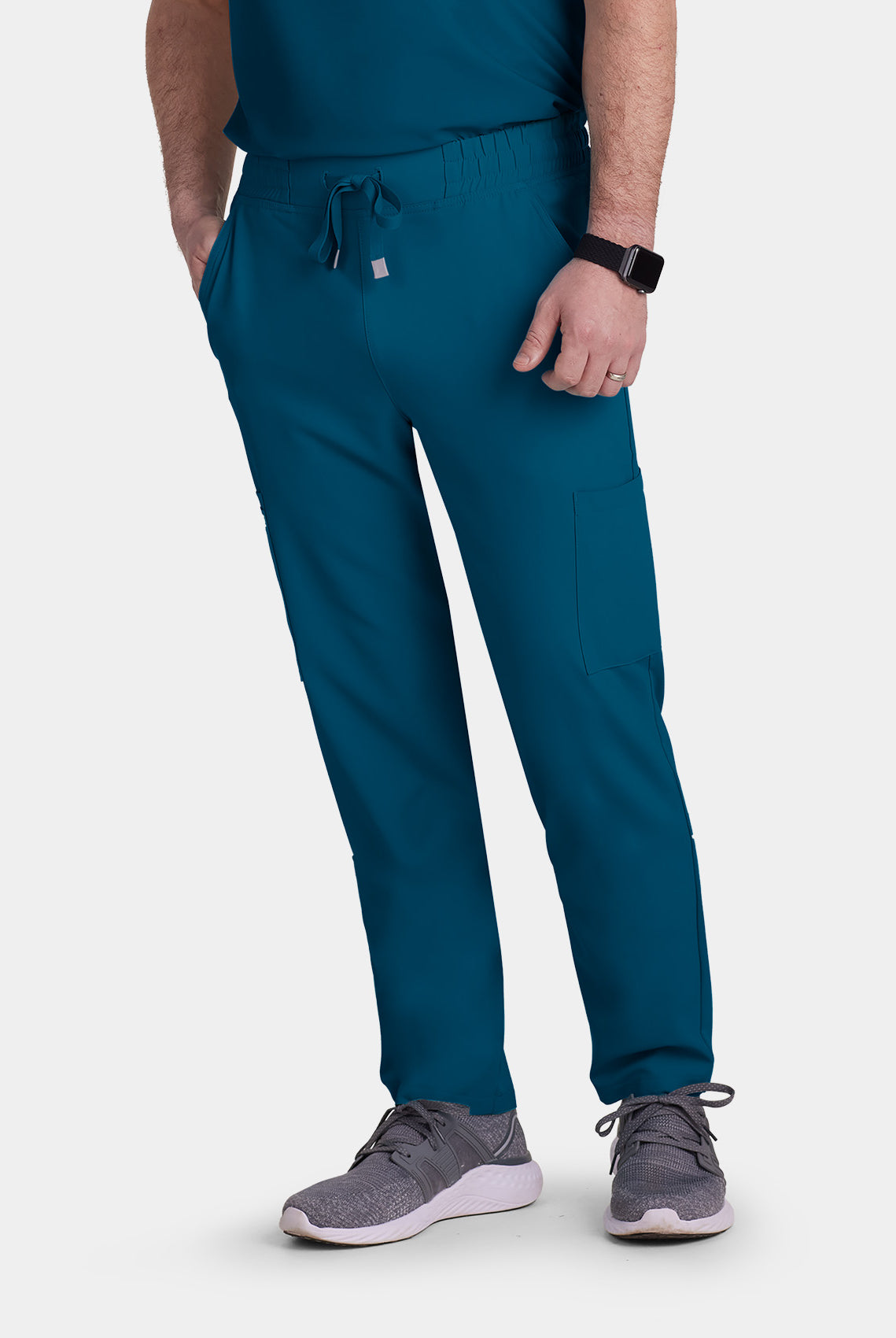 Koi Cureology Neuro Cargo Scrub Trousers - Caribbean