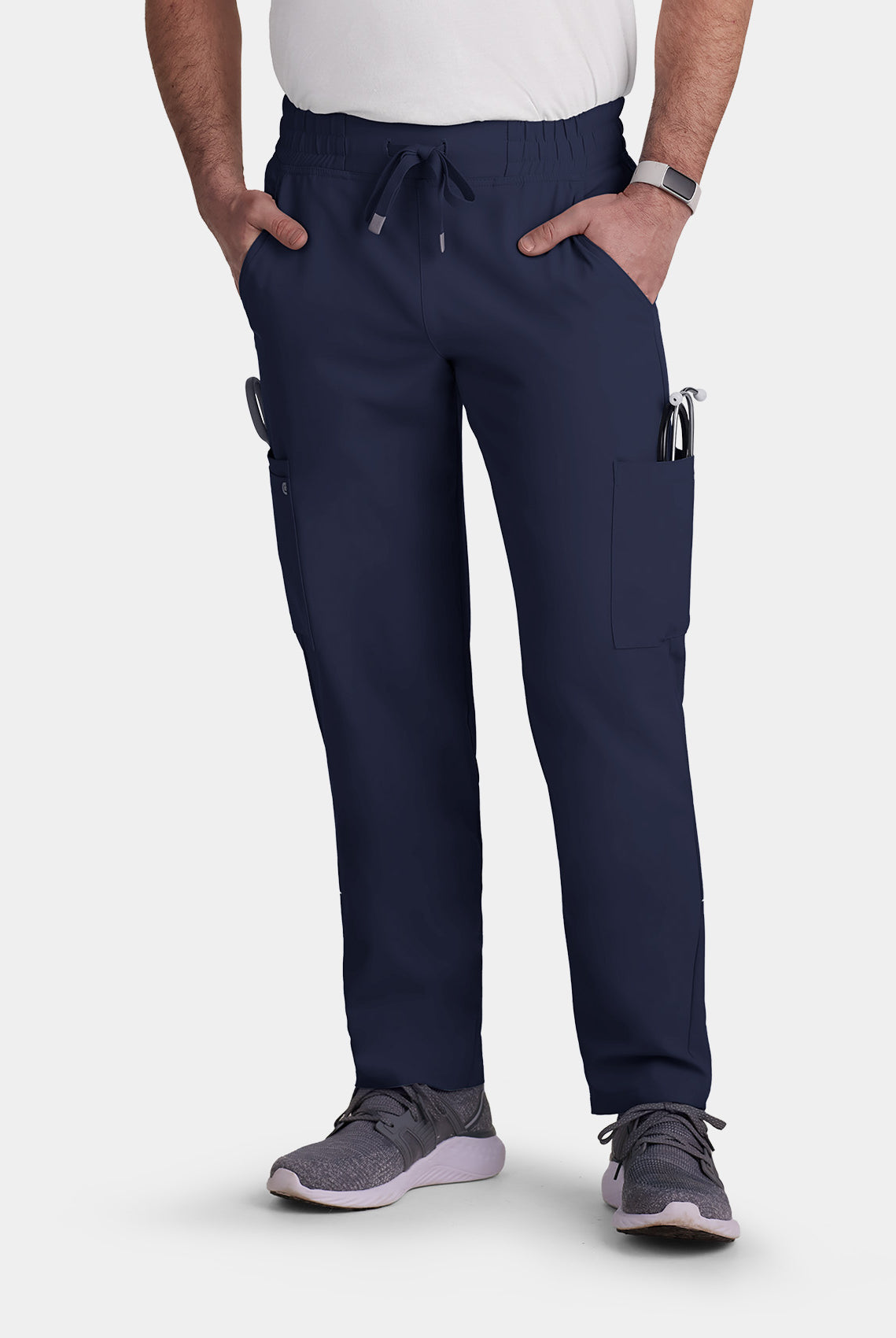 Koi Cureology Neuro Cargo Scrub Trousers - Navy