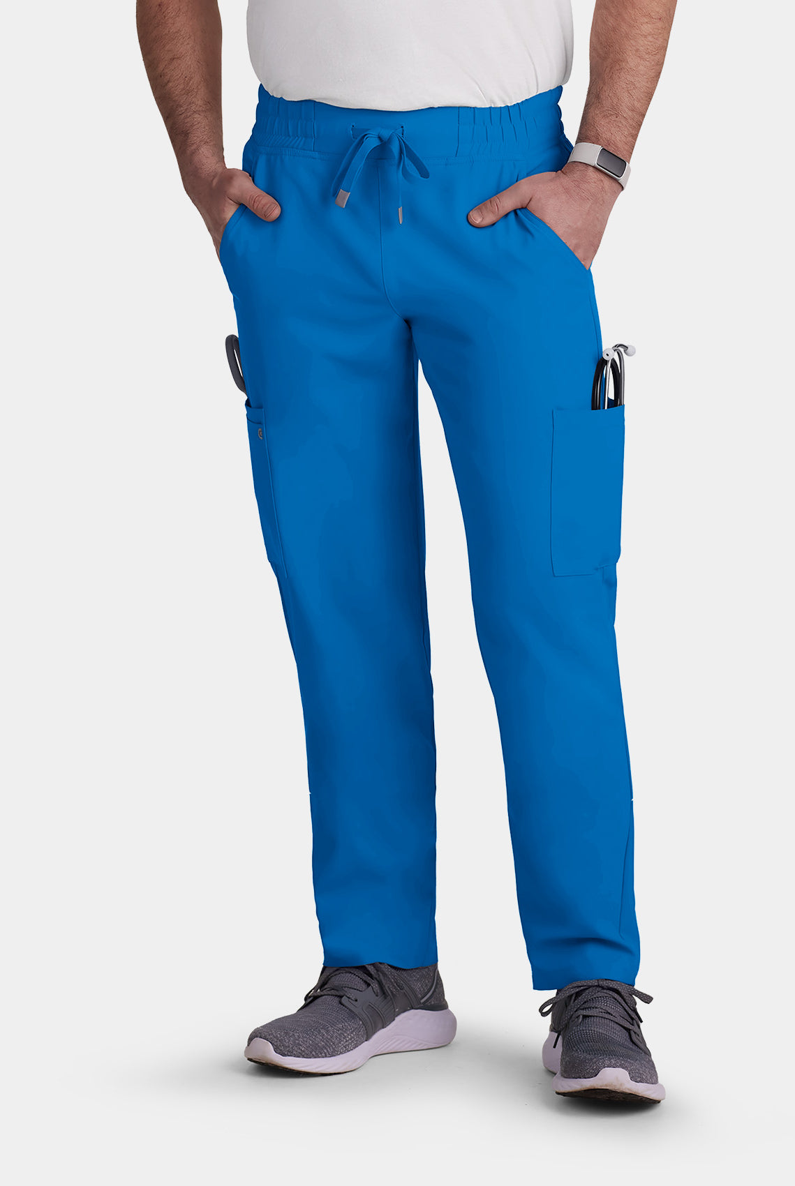 Koi Cureology Neuro Cargo Scrub Trousers - Royal